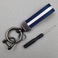 Car Key Chain Metal Leather Strap Keychain Pattern Hoof Hhorseshoe Buckle Key Holder Key Ring Men's Women's Gifts