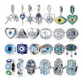 Evi Eye Charms Wholesale Silver 925 Pendant Only Pendants for Bracelets