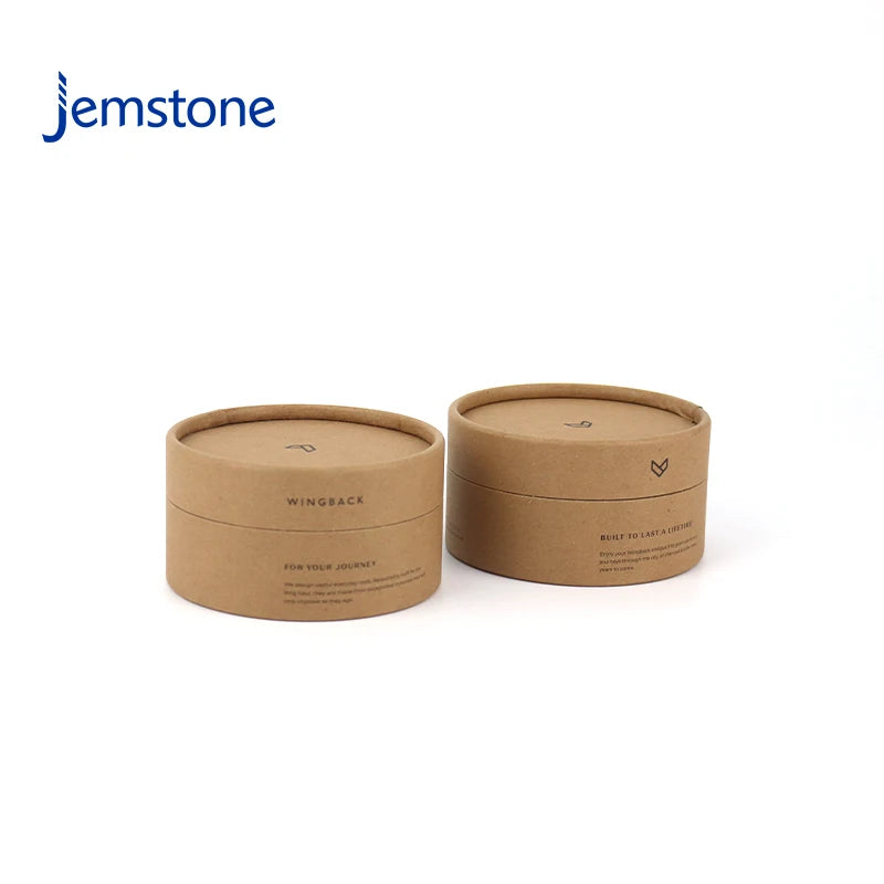 Custom Food Cylinder Packaging Luxury Blown Kraft Cardboard Product Gift Cosmetic Paper Tube