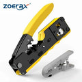 Network Cable Tool Ethernet Crimping Tool 6P 8P Crimper Pliers Steel Stripper for Connectors Cat5e Cat6 Cat6a RJ45 RJ11 RJ12