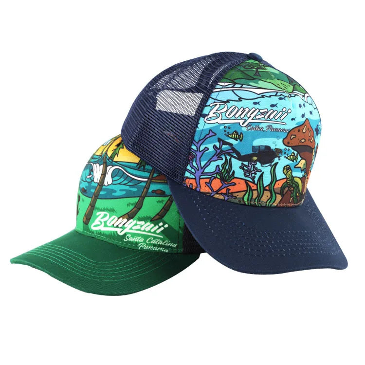 Custom High Quality Printed Trucker Hats Trucker Caps with Sublimation  Printing logo Plain Foam Trucker Caps Breathable Hat