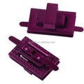DIY Metal Handbag Twist Locks Clasp Hardware Rectangle Shape Bag Turn Lock