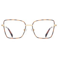 Oversize Square Metal Optical Frames Fashionable Eyewear for Unisex Women Anti-Blue Light Spectacle Glasses Computer Use 6