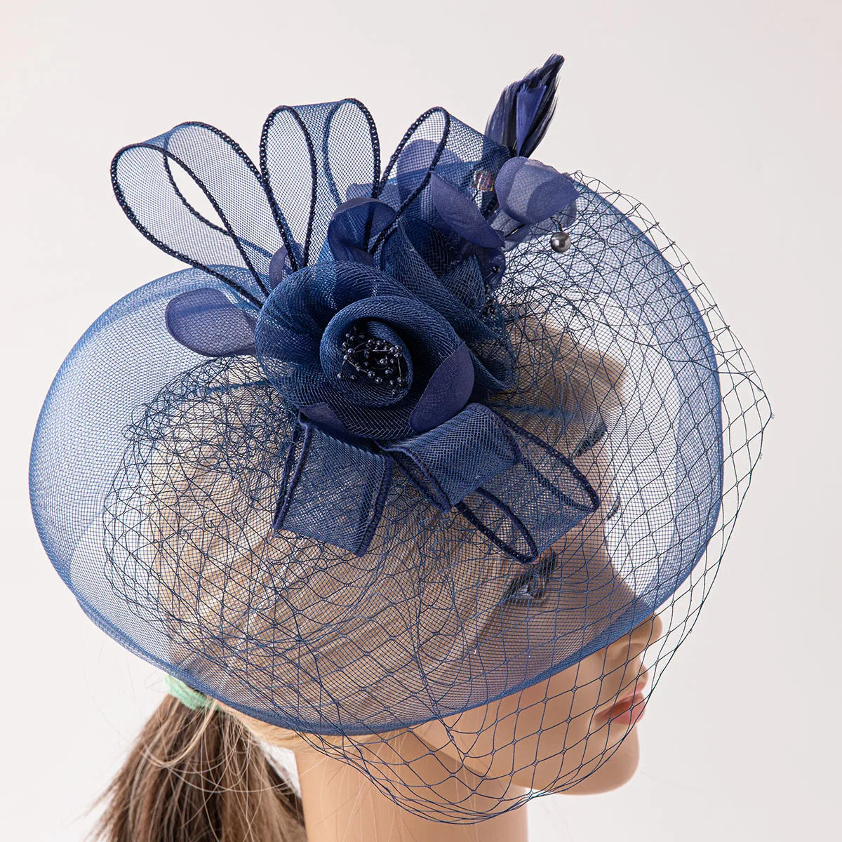 British Gatsby Women's Church Kentucky Flapper Flower Wedding Tea Party Bridal DressHair Band Ladies