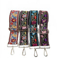 Custom Adjustable Ethnic Wind Jacquard Webbed Accessories Camera Belt Belt Polyester Nylon Crossbody Bag Shoulder