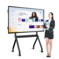 55-Inch 4K Smart Portable Interactive Electronic All-in-One Conference Machine LED Panel E-Board Android OS 75-Inch Screen Size