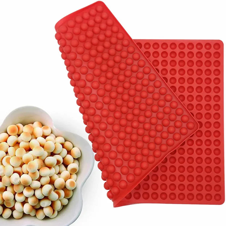 468-Cavity Mini Semi Sphere Silicone Mold Gummy Candy Molds Mini Dog Treat Maker Baking Mat