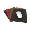 Office Laptop Writing Gaming Mouse Mat RGB Genuine Leather Classic Multi-Purpose 225x190mm Durable Custom Stamping Logo