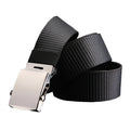 Goollywood Men's Fabric Belts Adjustable Fabric Woven Sports Tactical Belts for Hunting Muntaining Sports Riding