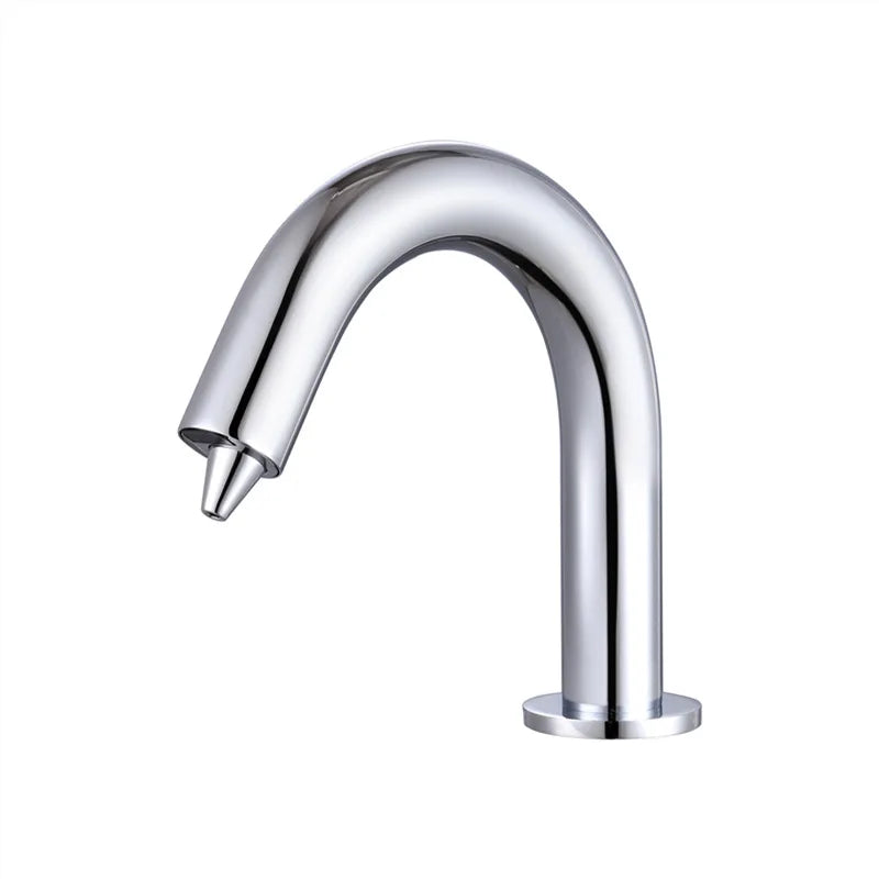 Faucet Shape Brass Deck Mounted Infrared Sensor Automatic Foam and Liquid Soap Dispenser