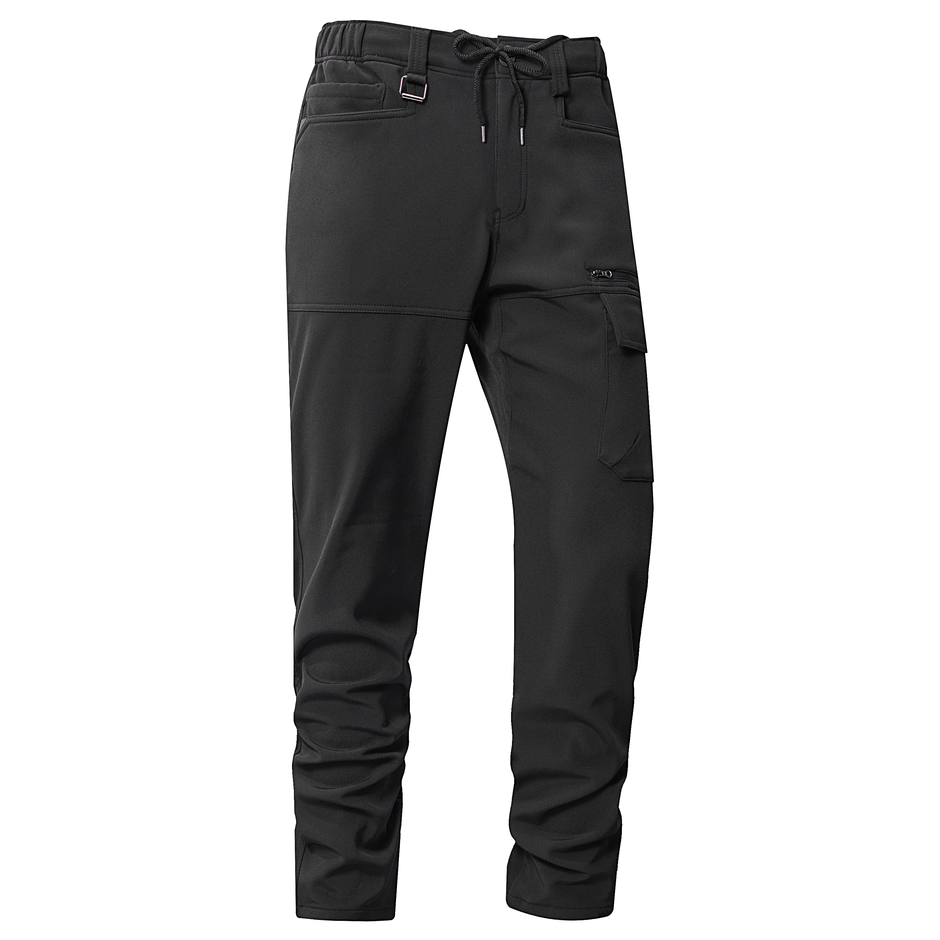 US Size Men's Popular Winter Waterproof Cargo Pants Bonded with Fleece