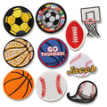 Iron on Embroidery Appliques Baseball Football Basketball Patches Sports Theme Set for Boys