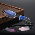 Eyeglasses Fashion Rimless TR90 Anti-Blue Light Red Frame Women's Reading Glasses Wholesale Black Men's Reading Glasses