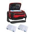 Fishing Tackle Bag Black Gray Color Portable Fish  Bait Bag Waterproof Oxford Bag