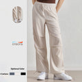 Hot Sale Customized Logo Drawstring With Pocket Casual Loose Women Pants Sport Hiking Anti-UV Thin Soft Y2k Track Pants