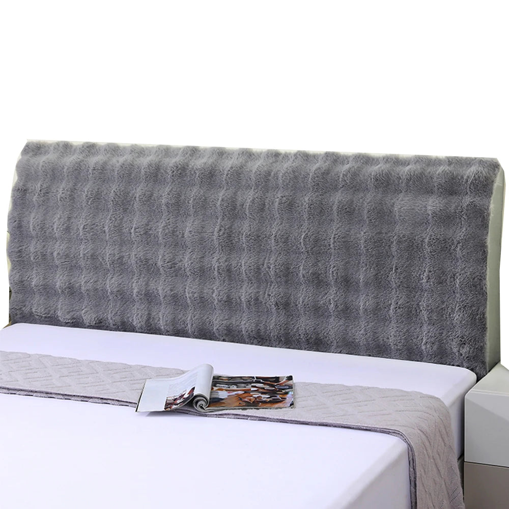 Soft Polyester Fleece Headboard Cover & Bedspread Modern Eco-Friendly Washable Home Use Back Cover with Customization