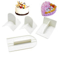 Hot Sales 5 Designs Plastic Cake Fondant Icing Smoother Scrapper Cake Accessories Supplies Butter Spreader with Cake Tools