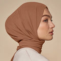 Premium Diamond Chiffon Plain Color Hijab Georgette ultra Soft and Silky Scarf for Women