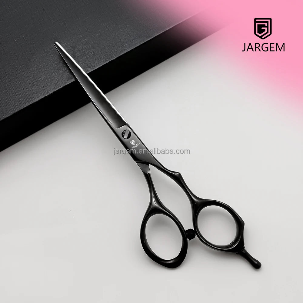 Japanese Design 5.5 Inch Hair Scissors Noble Black #Certified Material ATS-314 Barber Shears for Detailed Cutting Professional