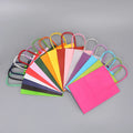 Recyclable Kraft Paper Bag Custom Shopping Take Away Paper Bag for Food With Handle