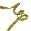 Customizable 25mm Webbing Wide Buffer Pet Leash Fluorescent Green Fluorescent Pink Nylon Webbing