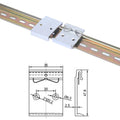 Huaqi Mingtong Silvery DIN 35mm Guide Rail Snap Hook Bracket Quick Fixing Installation Mounting Clip for Systems