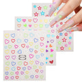 2026 Custom Logo Semi Cured Gel Nail Stickers 3D Fashion Design Nail Art Stickers Nail Decals