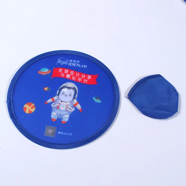 Custom 190T Polyester Foldable Hand Fan with Pocket for Promotional & Business Gifts