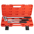 YUHANG DIY Carbon Steel Click Torque Wrench Set/Kit 1/2 Drive 10-150 Ft-lb 3/8 Drive 10-80 Ft-lb 1/4 Drive 20-200 In-lb OEM