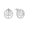 Hot Selling Fashionable New Model Designs 925 Sterling Silver Tree of Life Earrings for Women Fine Jewelry Earrings for Girl