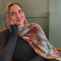 Hot Sale Watercolor Ethnic Head Scarf for Women Cross-Border Satin Printed Modal Cotton Shawl Made Polyester-for Autumn Muslims