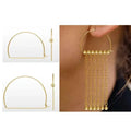 Fashion 14K Gold Filled Wire Arch Beading Hoop for Women Jewelry Making