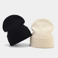 High Quality Acrylic Cuffed Warm Winter Beanie Hats Heavy Thick Knitted Custom Embroidery Logo Plaid Character Image Unisex MegaBDM