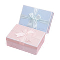 Wholesale Large Pink Gift Box with Shredded Paper Fill and Ribbon Matt Lamination Embossing Sponge Liner Type Lid