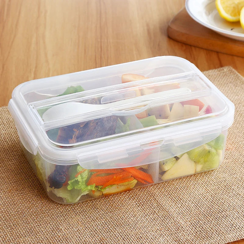 OWNSWING Plastic Lunch Containers for Kids Leak Proof Reusable Food Prep Containers BPA Free Snack Containers With Airtight Lids