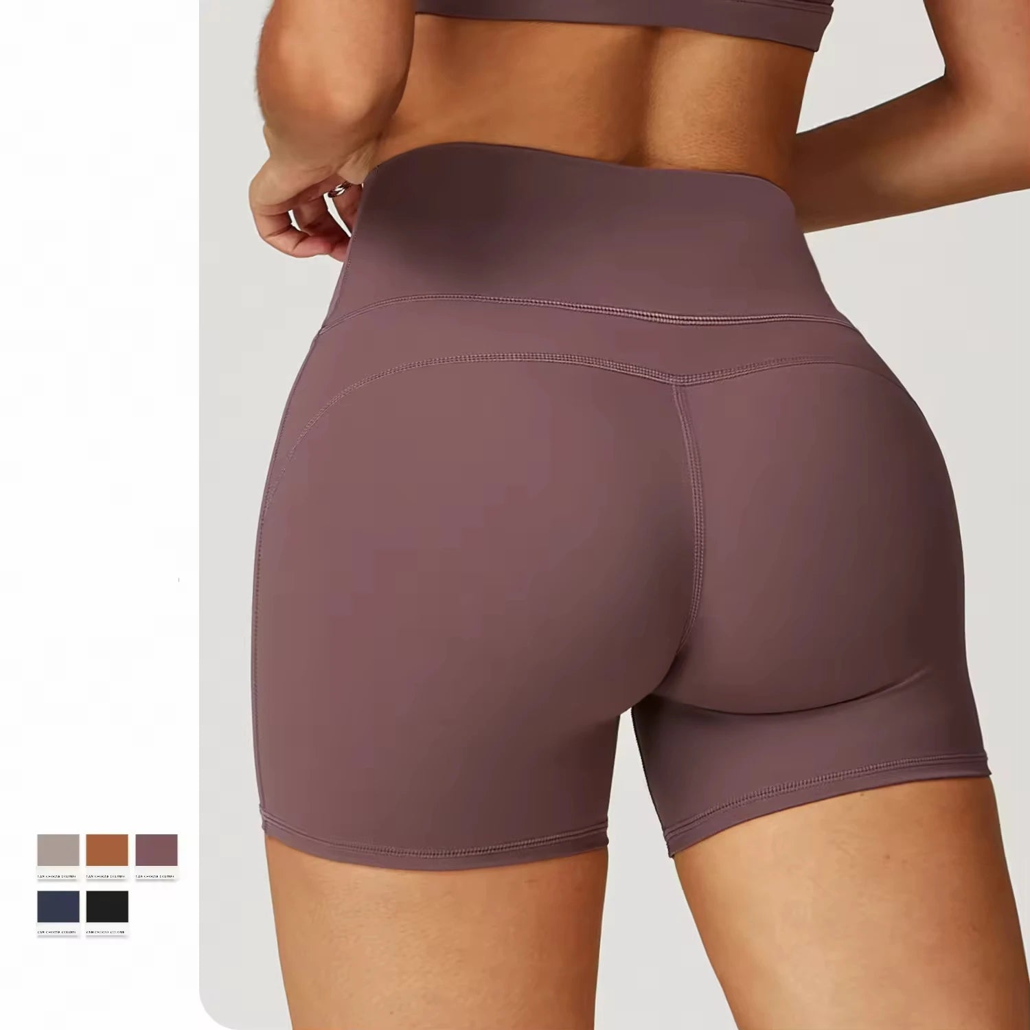 Women's High Waist Seamless Butt Lift Gym Shorts Custom Logo Biker Workout Fitness Sport Yoga Pants Girls' Yoga Leggings