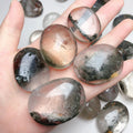 Natural Rock RARE Healing Quartz Crystal Palm Green Phantom Palm Stone of Sale