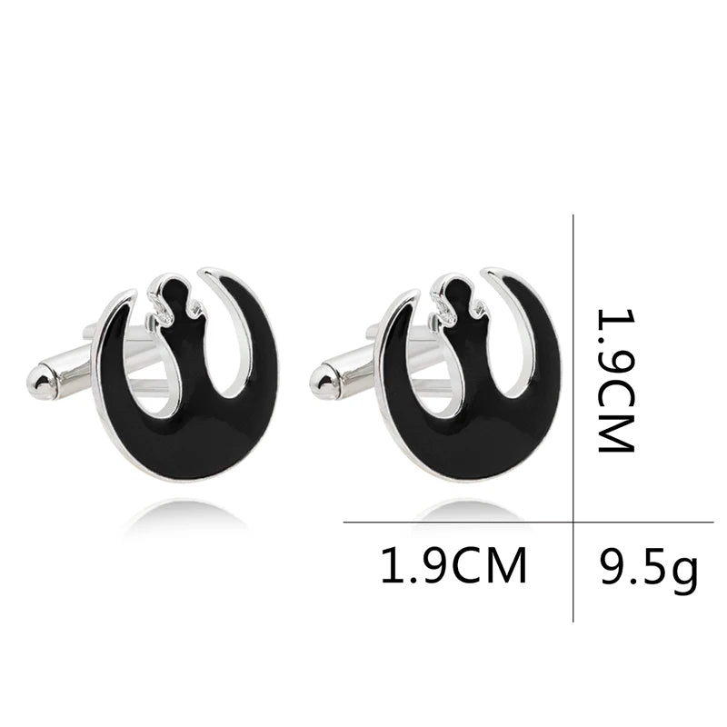 Custom Alloy Cufflinks Tie Clip Set Luxury Fashionable Unisex Accessory Men's Cufflinks for Parties Gift