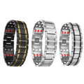 Wholesale Stainless Steel  Magnetic Link Arthritis  Health Bio Magnetic Bracelet Energy Gold Plated Bracelets