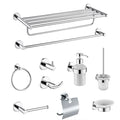 Factory Price Complete Stainless Steel Bathroom Accessory Set Home Hardware with Toilets for bathroom hardware accessories set