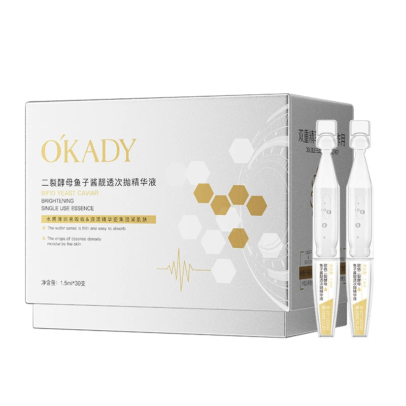 Oem Private Label Skin Care Products Bifida Yeast Caviar Clear Moisturizing Serum Clear Cream Moisturizing Serum Essence