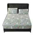 Hot Selling High-Quality Thick 100% Polyester Quilted Printed Bed Sheets Suitable for Hotel Living Quarters