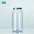 Best Sellers Easy-Open Plastic Jars Custom Broad Pot En Plastique Clear Plastic Jars Easy Seal Lid Plastic Jar