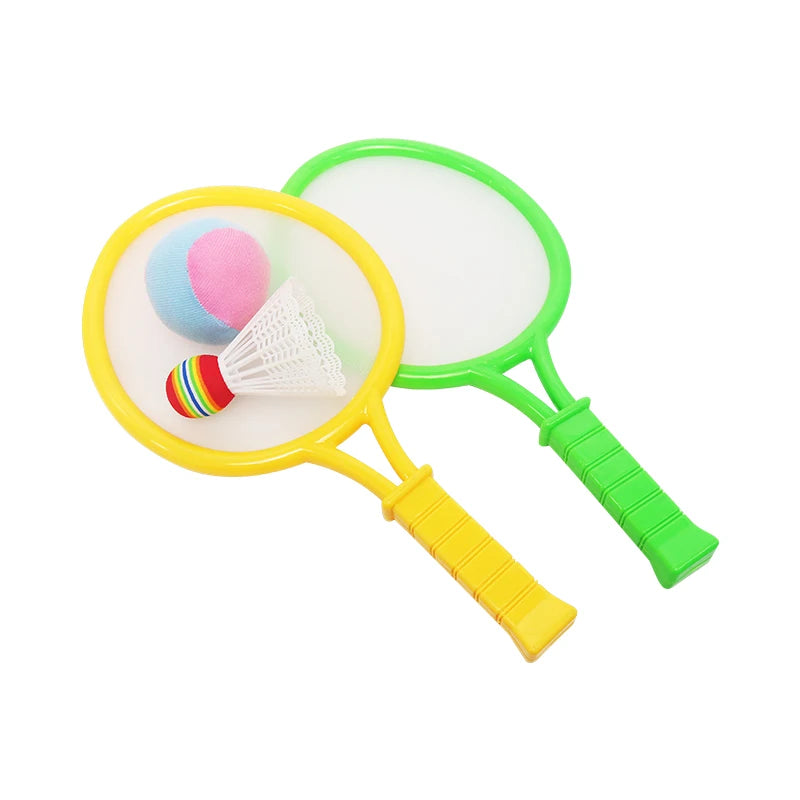Wholesale Indoor/Outdoor Children's Tennis Racket Sticky Ball Toys Plastic Material