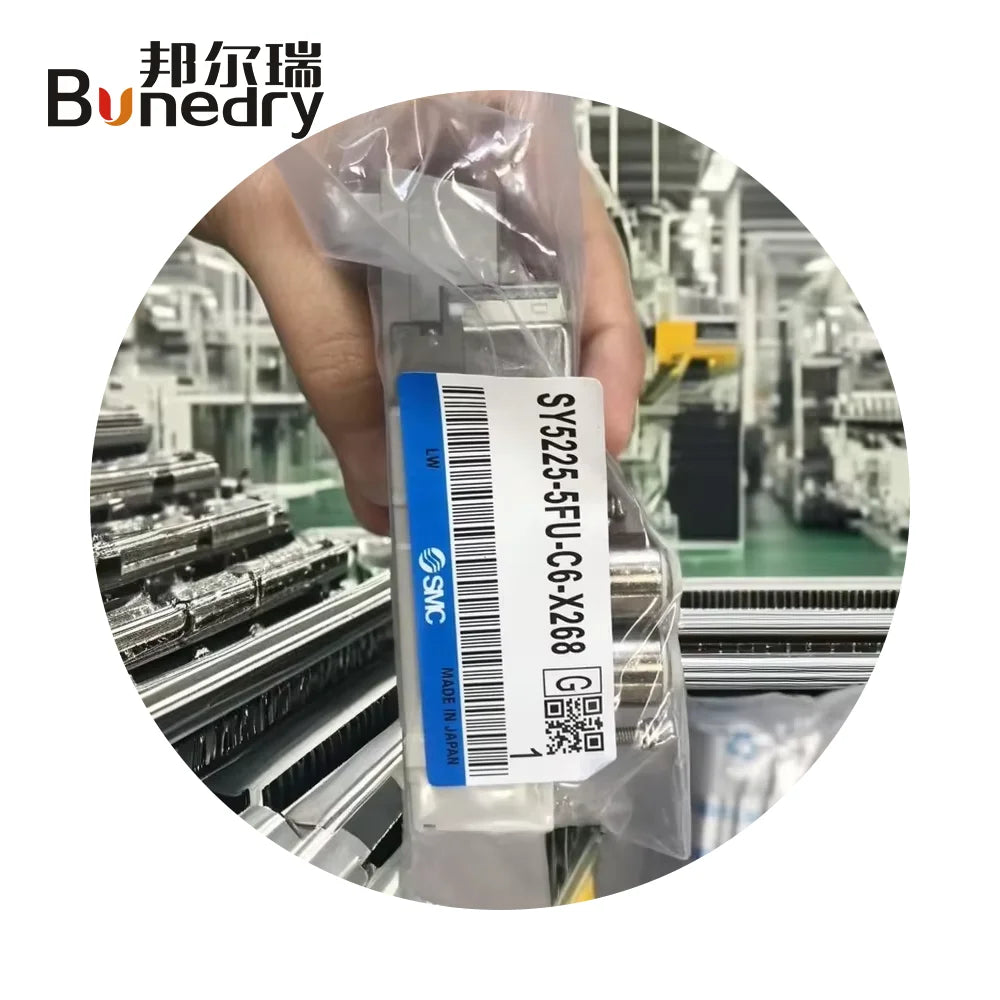 Bonedry SY5225-5FU-C6-X268 Double Head Solenoid Valve New High Precision & Durable Offset Printing Machine Spare Part