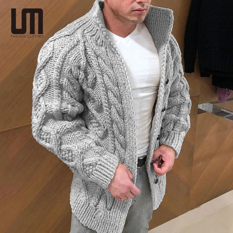 Liu Ming Fashionable Wholesale Autumn Winter Men Clothing Causal Knitted Long Sleeve Plus Size Sweater