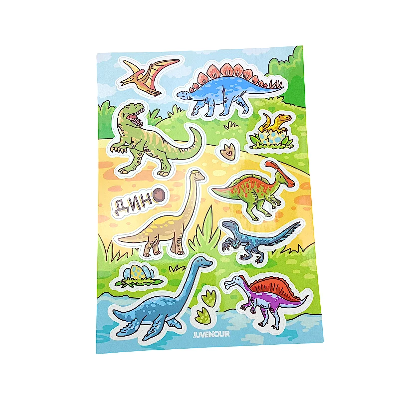 Custom Self Adhesive Cartoon Stickers Personal Design ODM/OEM Labels for Window Car Laptop Case Trunk Boot Decoration