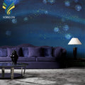 Custom UV Painted Bed Room Wall Decor Starry Sky Art Painting 3D 4D 7D 8D Beaches Waterfall Moon Mural Wallpaper Wall Coverings