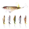 Wholesale PE027 11cm 12.5g Artificial Hard Baits Top Water Floating Pencil Fishing Lures with Rotating Soft Tail