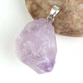 HZ Purple Precious Stones Natural Irregular Crystals Amethyst Reiki Beads Healing Crystal Pendants Precious Stones Jewelry